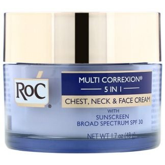 RoC, マルチコレキシン5イン1、胸元・首・顔のクリーム、1.7 oz (48 g)