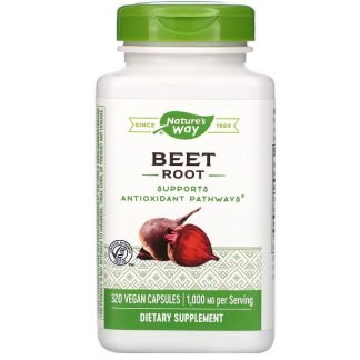 Nature's Way, ビーツ、500 mg、植物性カプセル320粒