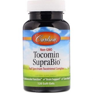 Carlson Labs, Tocomin SupraBio、ソフトジェル120 錠