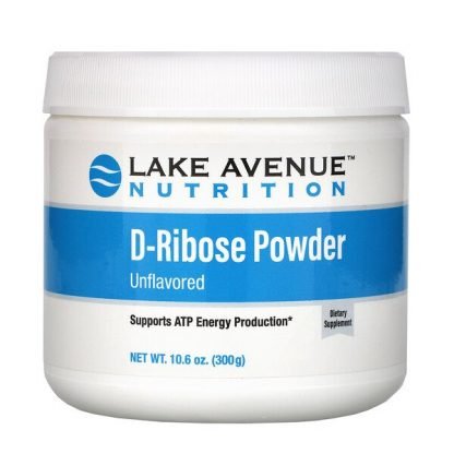 Lake Avenue Nutrition, D-Ribose Powder, Unflavored, 10.6 oz (300 g)