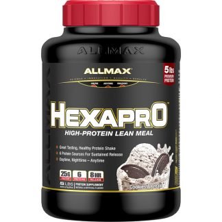 ALLMAX Nutrition, Hexapro（ヘキサプロ）、高タンパク低カロリー食、クッキー＆クリーム、2.27 kg（5 lbs）