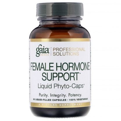 Gaia Herbs Professional Solutions, 女性ホルモンサポート、液体カプセル60個