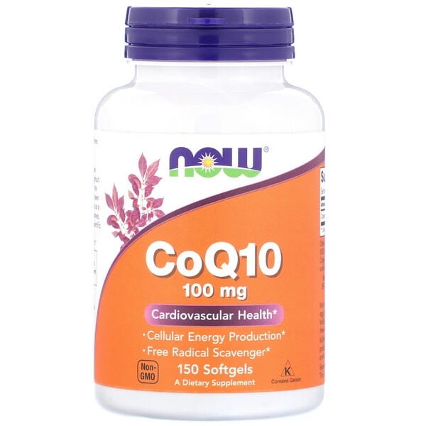 Now Foods, ビタミンE配合CoQ10、100 mg、150ソフトジェル