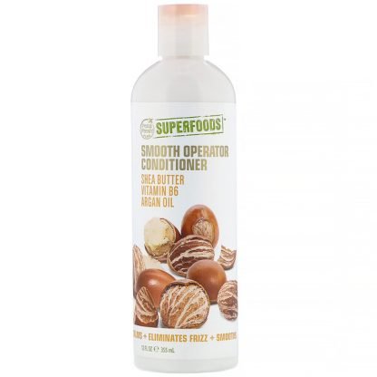 Petal Fresh, Pure, SuperFoods, Smooth Operator Conditioner, Shea Butter, Vitamin B6 & Argan Oil, 12 fl oz (355 ml)
