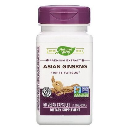 Nature's Way, Asian Ginseng, 60 Vegan Capsules