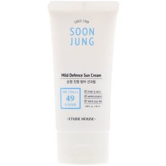 Etude House, Soon Jung, Mild Defence Sun Cream, 1.69 fl oz (50 ml)