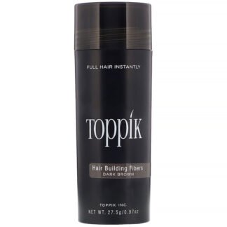 Toppik, ヘアビルディングファイバー、ダークブラウン、27.5 g（0.97 oz）