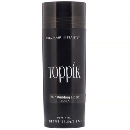 Toppik, ヘアビルディングファイバー、ブラック、27.5 g