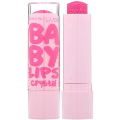 Maybelline, ベビー・リップス・クリスタル、保湿リップクリーム、ピンククォーツ140、0.15オンス(4.4 g)