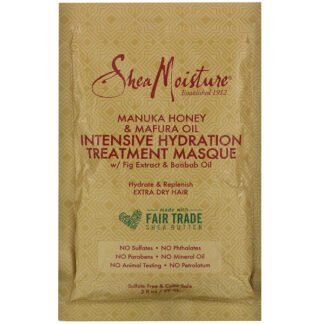 SheaMoisture, マヌカハニー＆マフラオイル、インテンシブハイドレーショントリートメントマスク、59ml（2液量オンス）