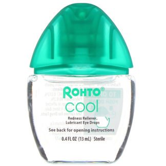 Rohto, クーリングアイドロップス、デュアルアクションレッドネス＋ドライネスリリーフ、13ml（0.4fl oz）