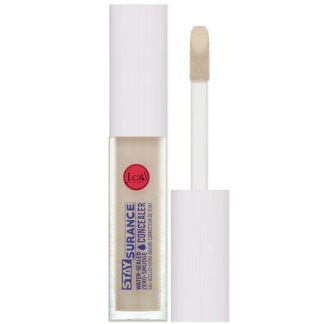 J.Cat Beauty, ステイシュランス(Staysurance)、ウォーターシールドゼロスマッジコンシーラー、SHC107カスタード、0.16液量オンス(4.8ml)