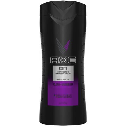 Axe, エキサイトボディウォッシュ、クリスプココナッツ&ブラックペッパー、473 ml(16 fl oz)