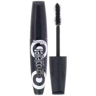Rimmel London, スキャンダルアイズ レトログラムマスカラ、003エクストリームブラック(12 ml)