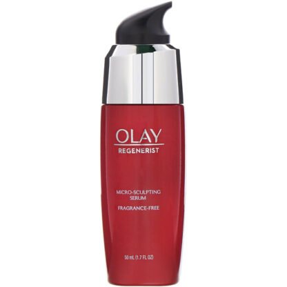 Olay, Regenerist（リジェネリスト）、マイクロスカルプティングセラム、無香料、50 ml（1.7 fl oz）