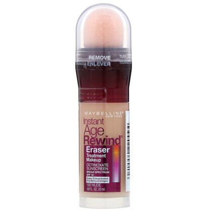 Maybelline, インスタント・エイジ・リワインド、イレイザー・トリートメント・メイクアップ、190ヌード、0.68液量オンス(20 ml)