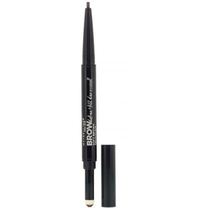 Maybelline, アイスタジオ、ブラウデファイン + フルデュオ、255ソフトブラウン、0.017 oz (500 mg)