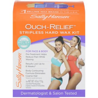 Sally Hansen, アウチリリーフ(Ouch-Relief)ストリップレスハードワックスキットフォーフェイス&ボディ、1セット
