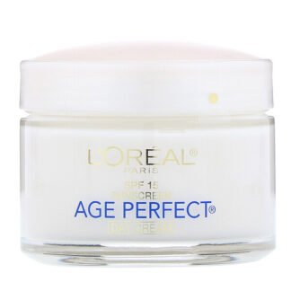 L'Oreal, エイジパーフェクト、デイクリーム、SPF 15、2.5オンス(70 g)