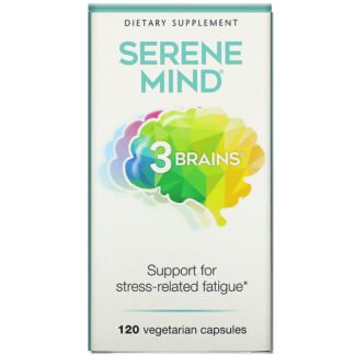 Natural Factors, 3 Brains, Serene Mind, 120 Vegetarian Capsules