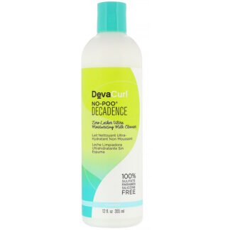 DevaCurl, ノープー、デカダンス、ゼロラザーウルトラ、モイスチャライジングミルククレンジング、355 ml