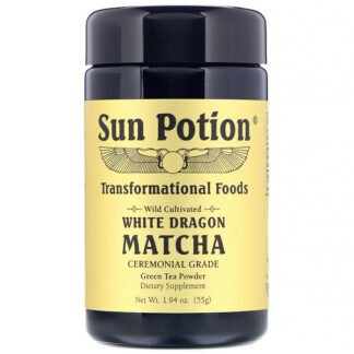 Sun Potion, 自生、ホワイトドラゴン抹茶、茶会用、茶粉末、55 g（1.94 oz）
