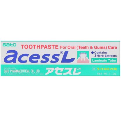 Sato, アセスL、オーラルケア用歯磨き粉、60 g(2.1オンス)