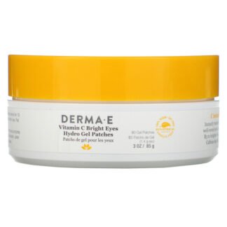 Derma E, ビタミンCブライトアイズハイドロジェルパッチ、60パッチ、85g（3オンス）