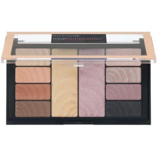 Maybelline, トータルテンプテーション、アイシャドウ + ハイライトパレット (12 g)