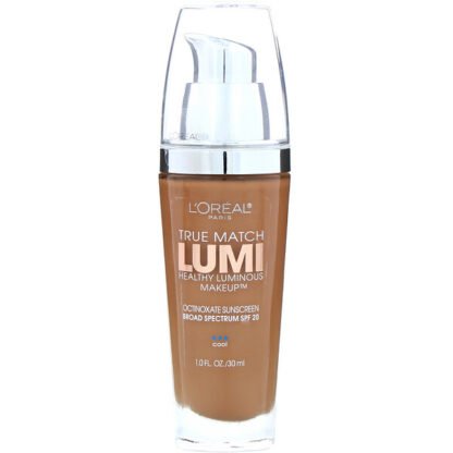 L'Oreal, チュルーマッチヘルシールミナスメイクアップ、SPF 20、C6ソフトセーブル、1 fl oz（30 ml）