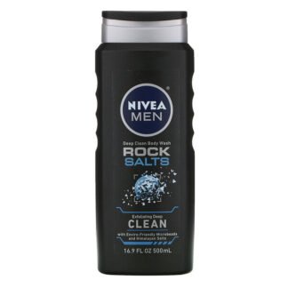 Nivea, Men, Deep Clean Body Wash, Rock Salts, 16.9 fl oz (500 ml)