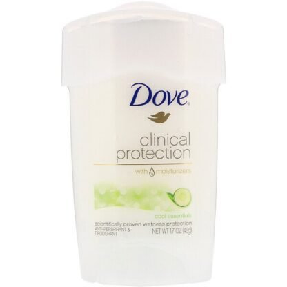 Dove, クリニカルプロテクション、制汗デオドラント、クールエッセンス、48g（1.7オンス）