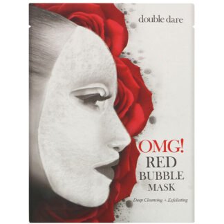 Double Dare, レッドバブルビューティーマスク、1枚、20g（0.71オンス）