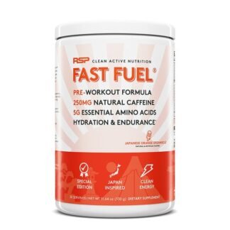 RSP Nutrition, Fast Fuel（ファーストフューエル）、プレワークアウトフォーミュラ、水分補給＆持久力、ミカンドリームシクル、330g（11.64オンス）