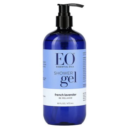 EO Products, スージングシャワージェル、 フレンチラベンダー、 16液量オンス (480 ml)