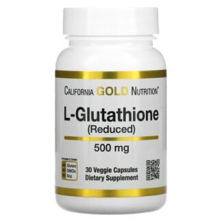 California Gold Nutrition, L-glutathione, 500 mg, 30 Veggie Capsules