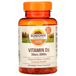 Sundown Naturals, Super Potency Vitamin D3, 2000 IU, 300 Softgels