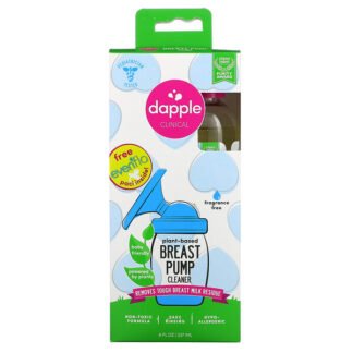 Dapple Baby, Plant-Based Breast Pump Cleaner, Fragrance Free, 8 fl oz (237 ml)