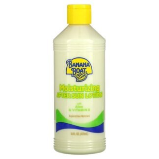 Banana Boat, モイスチャライジングアロエアフターサンローション(Moisturizing Aloe After Sun Lotion)、16液量オンス(473ml)