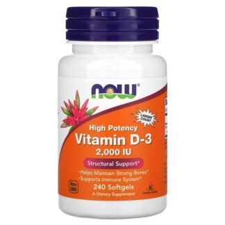Now Foods, 高性能ビタミンD-3、50mcg（2,000IU）、ソフトジェル240粒