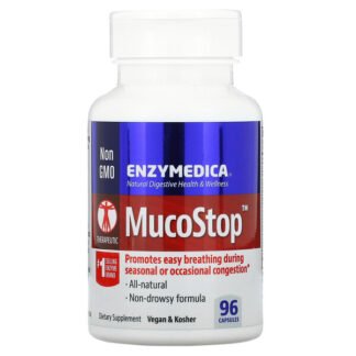 Enzymedica, MucoStop（ムコストップ）、96粒