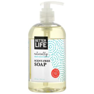 Better Life, 自然に肌を癒すソープ、無香、12 fl oz (354 ml)