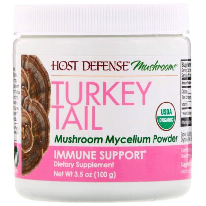 Fungi Perfecti, カワラタケ、キノコ菌糸体パウダー、病気に負けない体づくりをサポート、100g（3.5オンス）