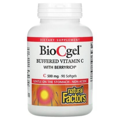 Natural Factors, BioCgel, 500 mg, 90 Softgels