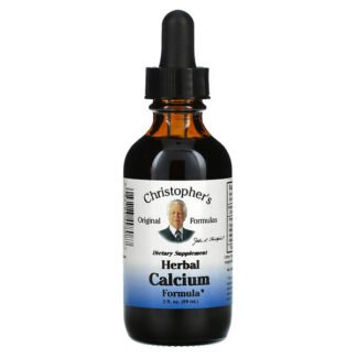 Christopher's Original Formulas, ハーバル・カルシウム・フォーミュラ、 2 液量オンス (59 ml)