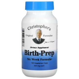 Christopher's Original Formulas, Birth-Prep Six Week Formula, 420 mg, 100 Vegetarian Caps
