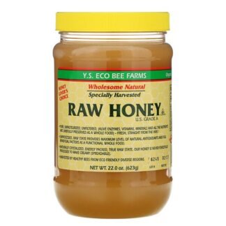Y.S. Eco Bee Farms, Y.S. エコ ビーファームズ, 生のハチミツ, 米国グレードA, 22.0オンス（623 g）