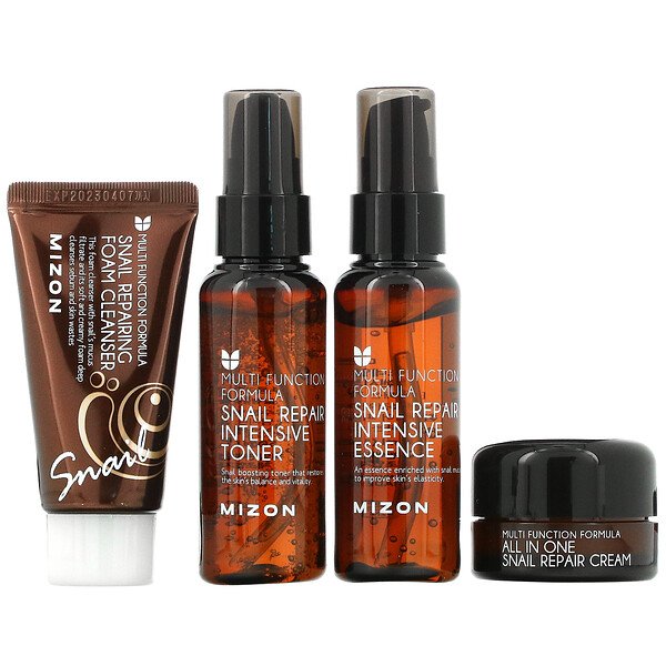 Mizon, Snail Miniature Set, 4 Piece Set