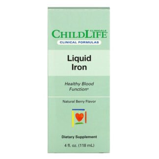 Childlife Clinicals, Liquid Iron, Natural Berry, 4 fl oz (118 ml)