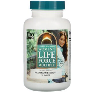 Source Naturals, 女性のライフフォースマルチプル、鉄なし、90錠